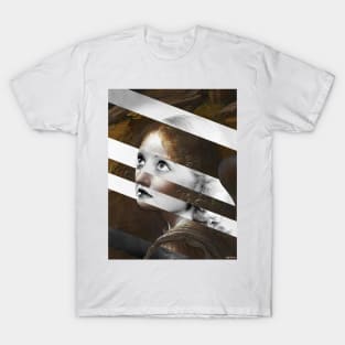 Leonardo Da Vinci Angel (from Virgin of the Rocks) and B. Davis T-Shirt